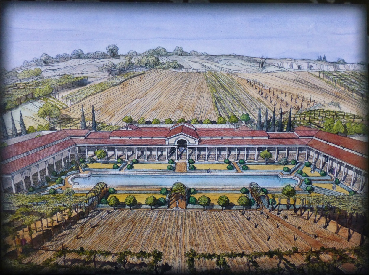 The Plan of the VILLA DU PALAT